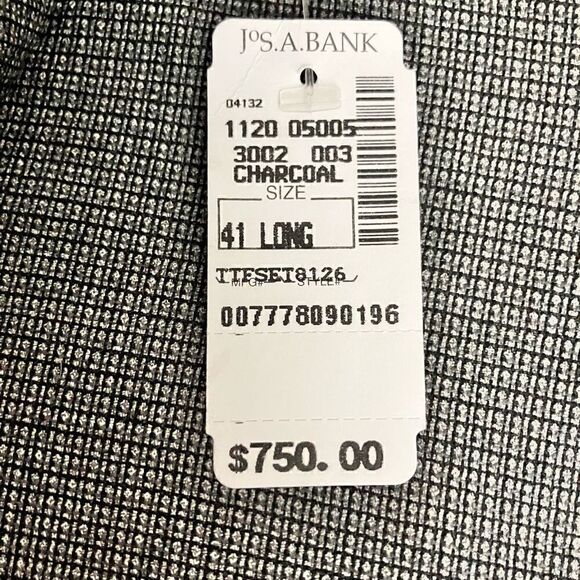 Jos. A. Banks Men’s Suitcoat / sz: 41L / NWT - Picture 8 of 8